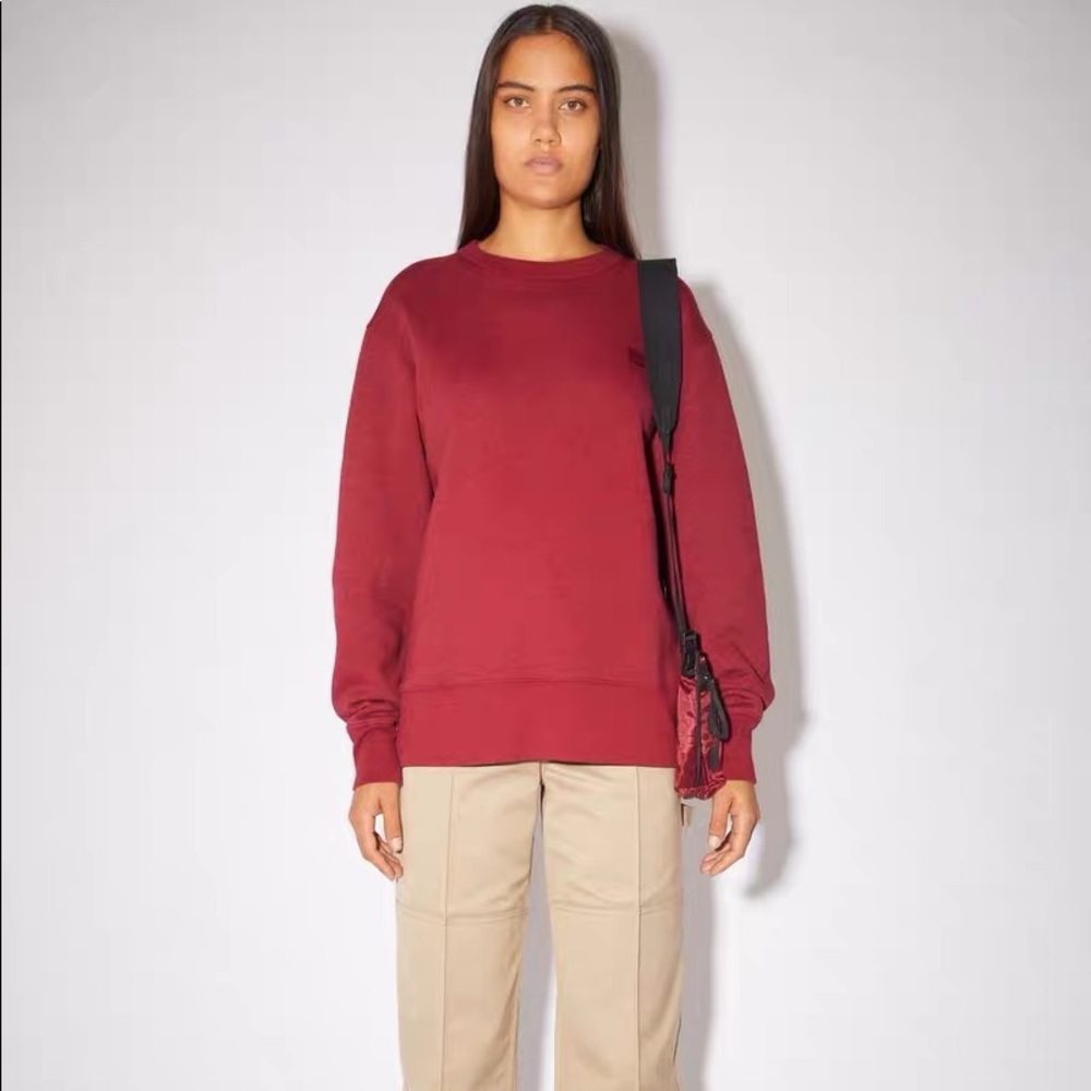 ACNE STUDIOS Red Patch Sweatshirt
